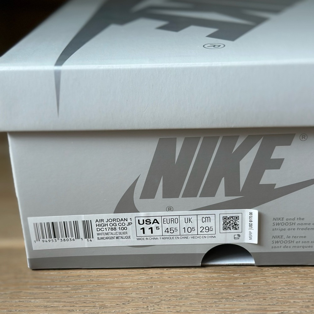NWB Jordan 1 Retro High CO.JP Midnight Navy (2020) 11.5 - Picture 14 of 15